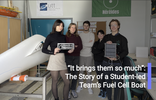 “It brings them so much”: The Story of a Student-led Team’s Fuel Cell Boat